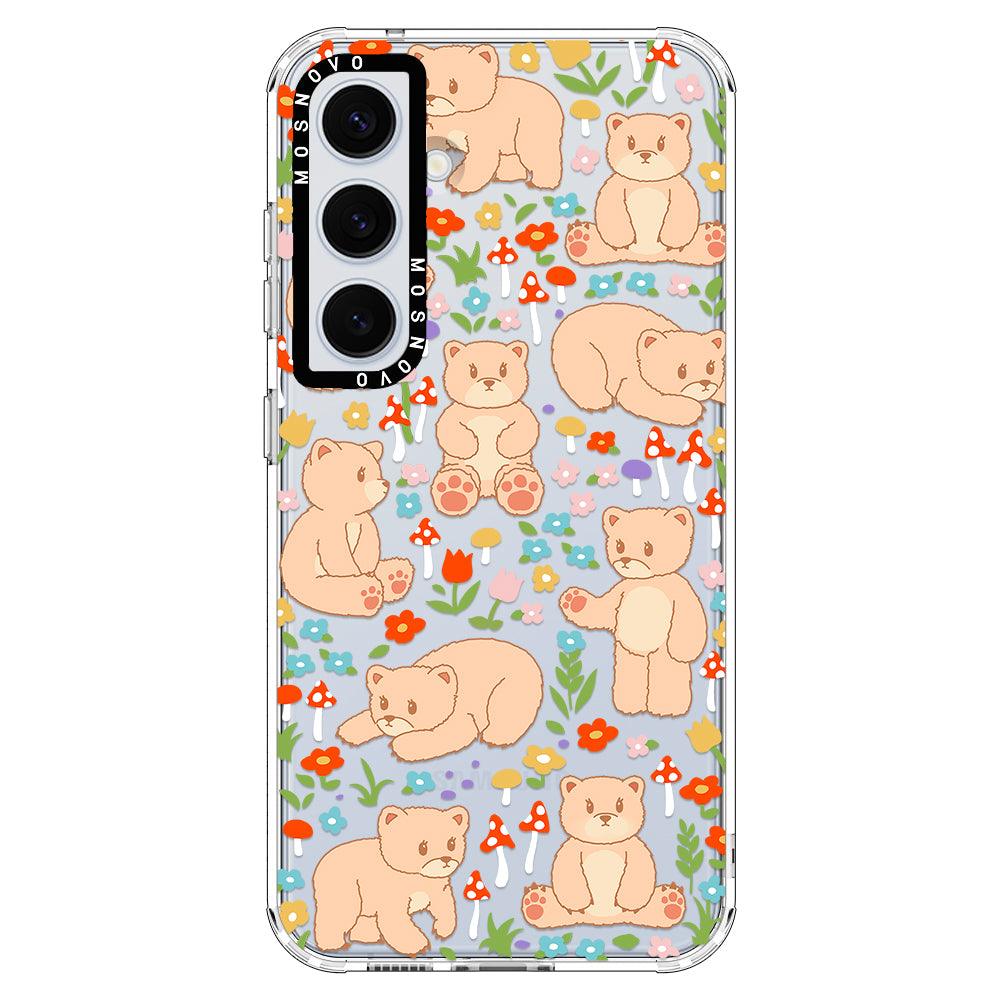 Cute Bear Phone Case - Samsung Galaxy S24 Plus Case - MOSNOVO