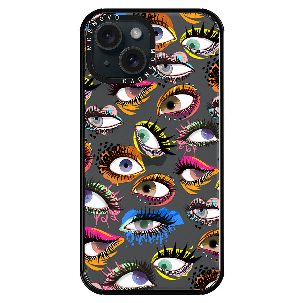 Eyes Phone Case - iPhone 15 Case - MOSNOVO