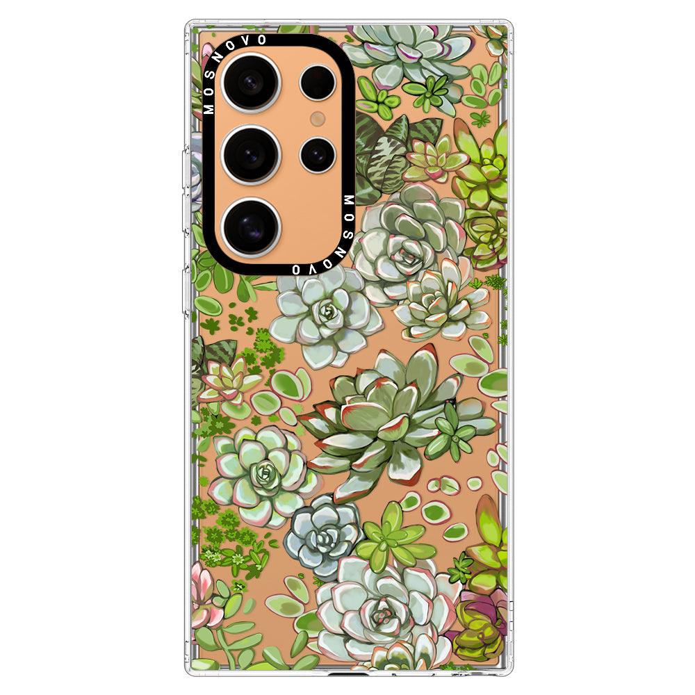 Succulents Phone Case - Samsung Galaxy S24 Ultra Case - MOSNOVO