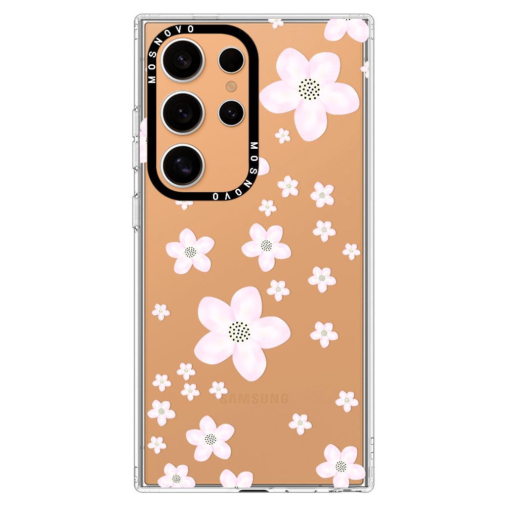 Pink Cherry Blossoms Phone Case - Samsung Galaxy S24 Ultra Case - MOSNOVO