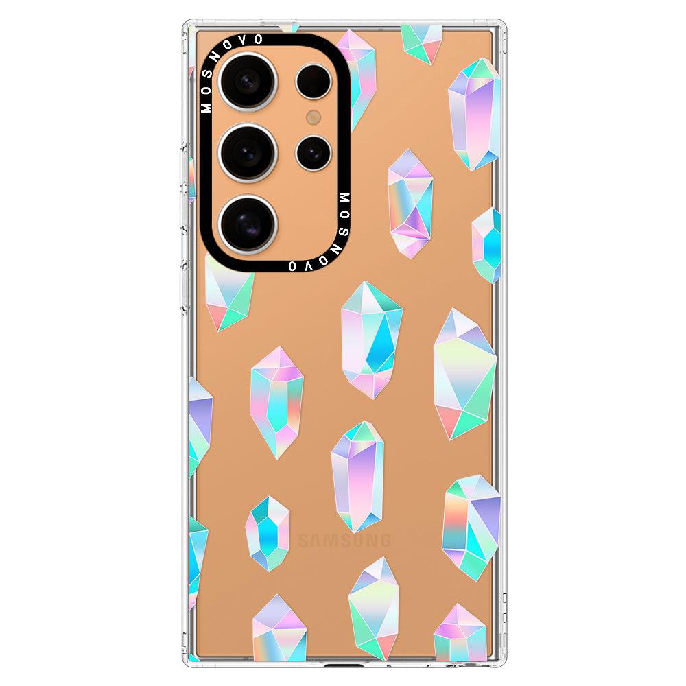 Crystal Gradient Diamond Phone Case - Samsung Galaxy S24 Ultra Case - MOSNOVO