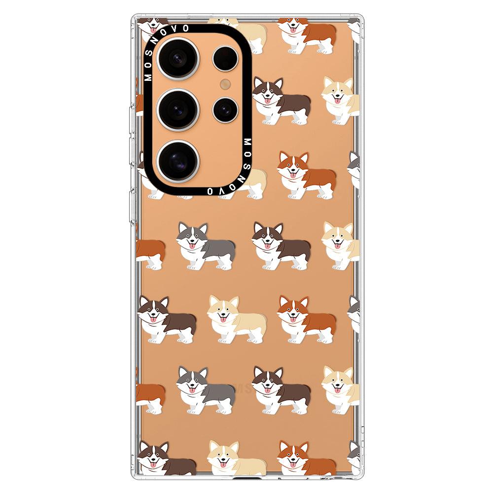 Adorable Corgi Phone Case - Samsung Galaxy S24 Ultra Case - MOSNOVO