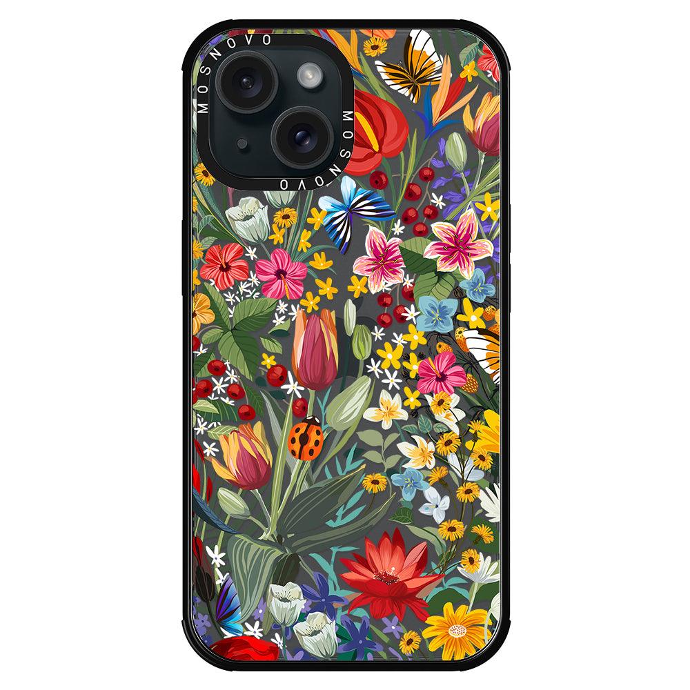 In The Garden Phone Case - iPhone 15 Case - MOSNOVO