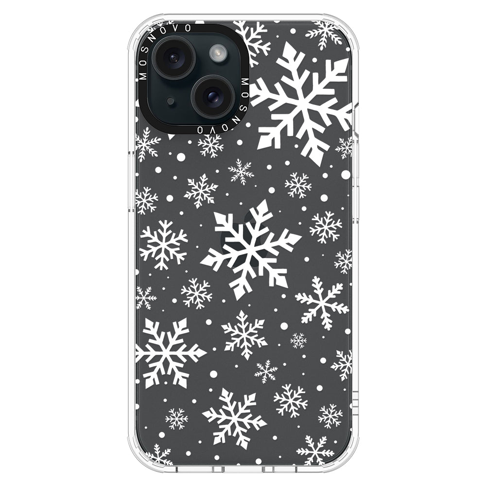 Snowflake Phone Case - iPhone 15 Plus Case - MOSNOVO