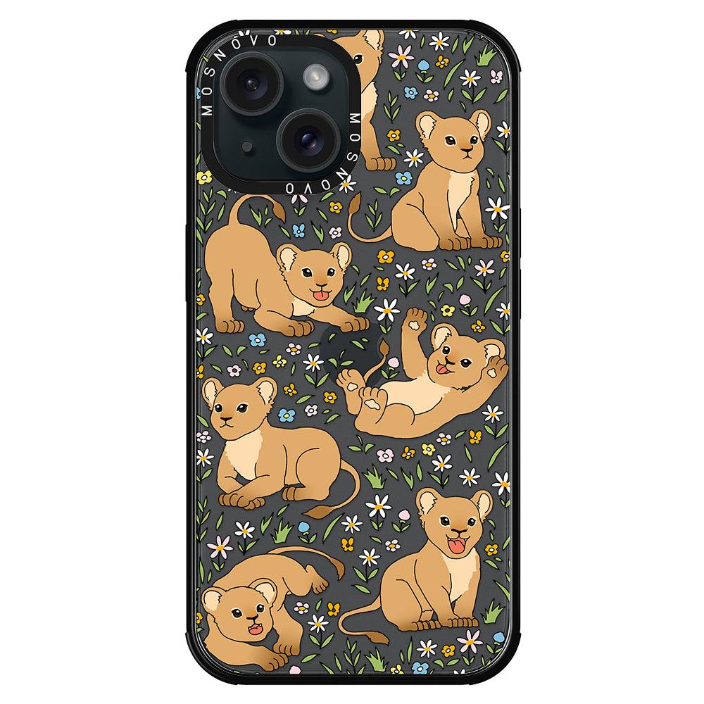 Cute Lion Phone Case - iPhone 15 Plus Case - MOSNOVO