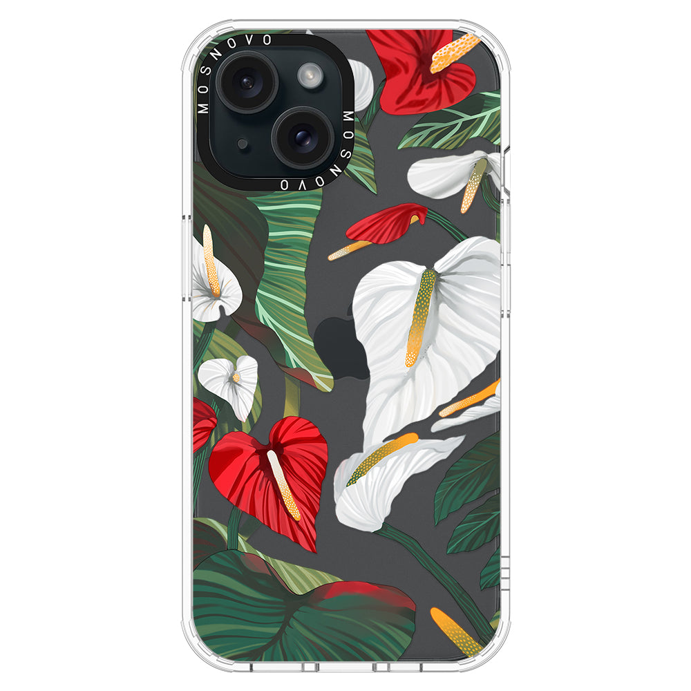 Anthurium Phone Case - iPhone 15 Case - MOSNOVO