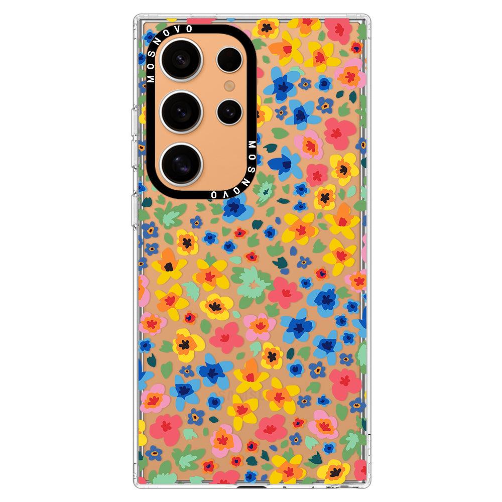 Little Flowers Phone Case - Samsung Galaxy S24 Ultra Case - MOSNOVO