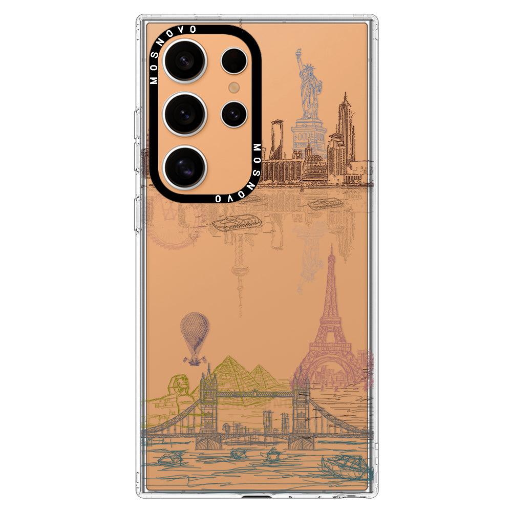 World Landscape Phone Case - Samsung Galaxy S24 Ultra Case - MOSNOVO