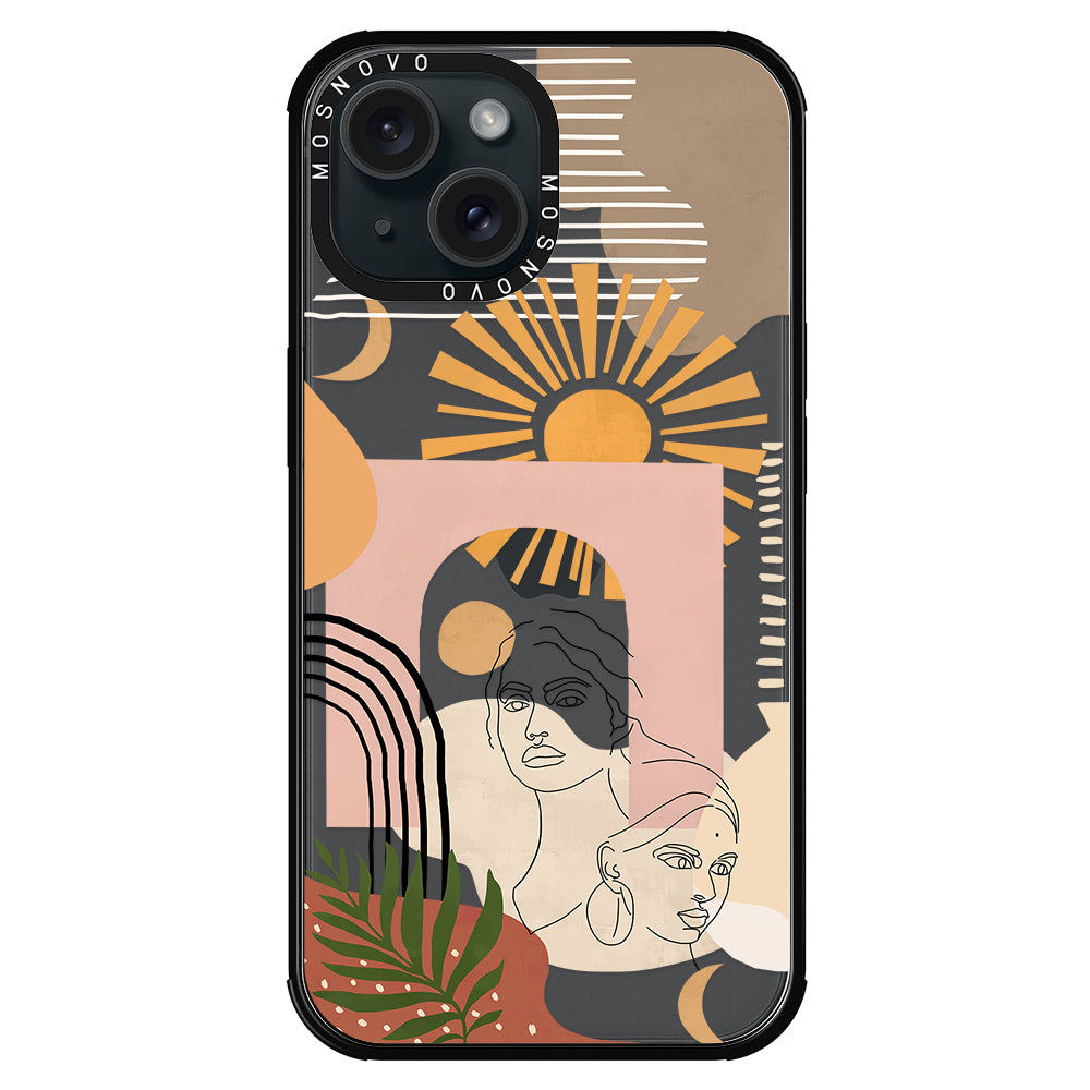 Modern Collage Art Phone Case - iPhone 15 Plus Case - MOSNOVO