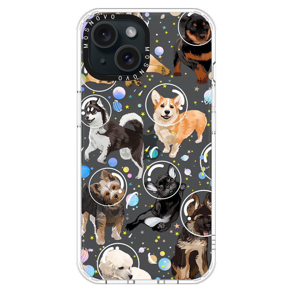 Space Dog Phone Case - iPhone 15 Plus Case - MOSNOVO