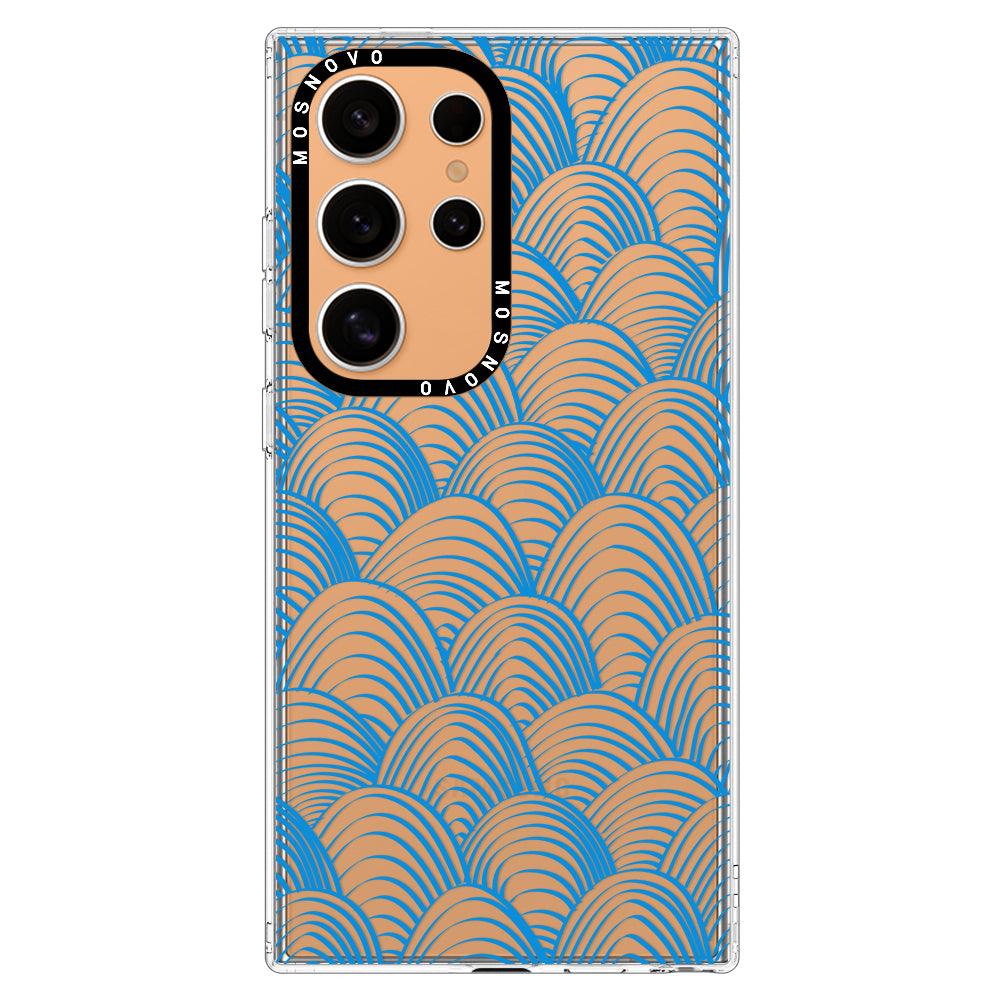 Wavy Art Phone Case - Samsung Galaxy S24 Ultra Case - MOSNOVO