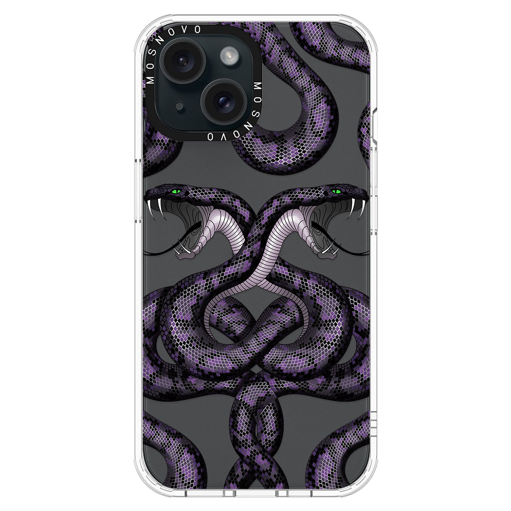 Mystery Snake Phone Case - iPhone 15 Plus Case - MOSNOVO