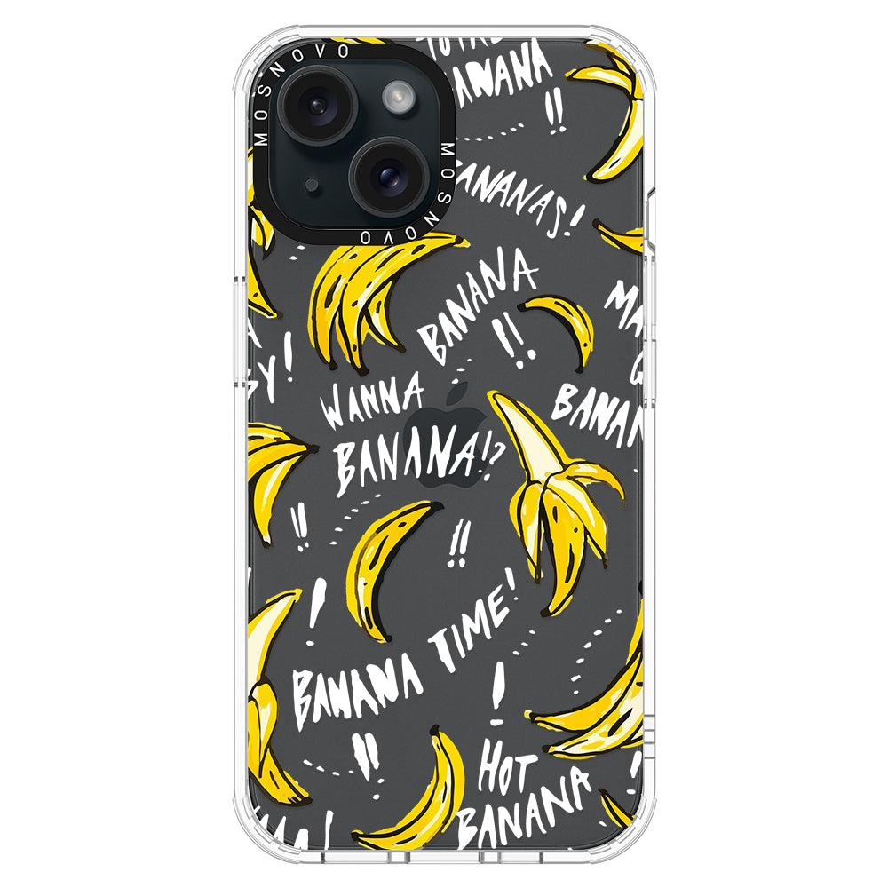 Banana Banana Phone Case - iPhone 15 Plus Case - MOSNOVO