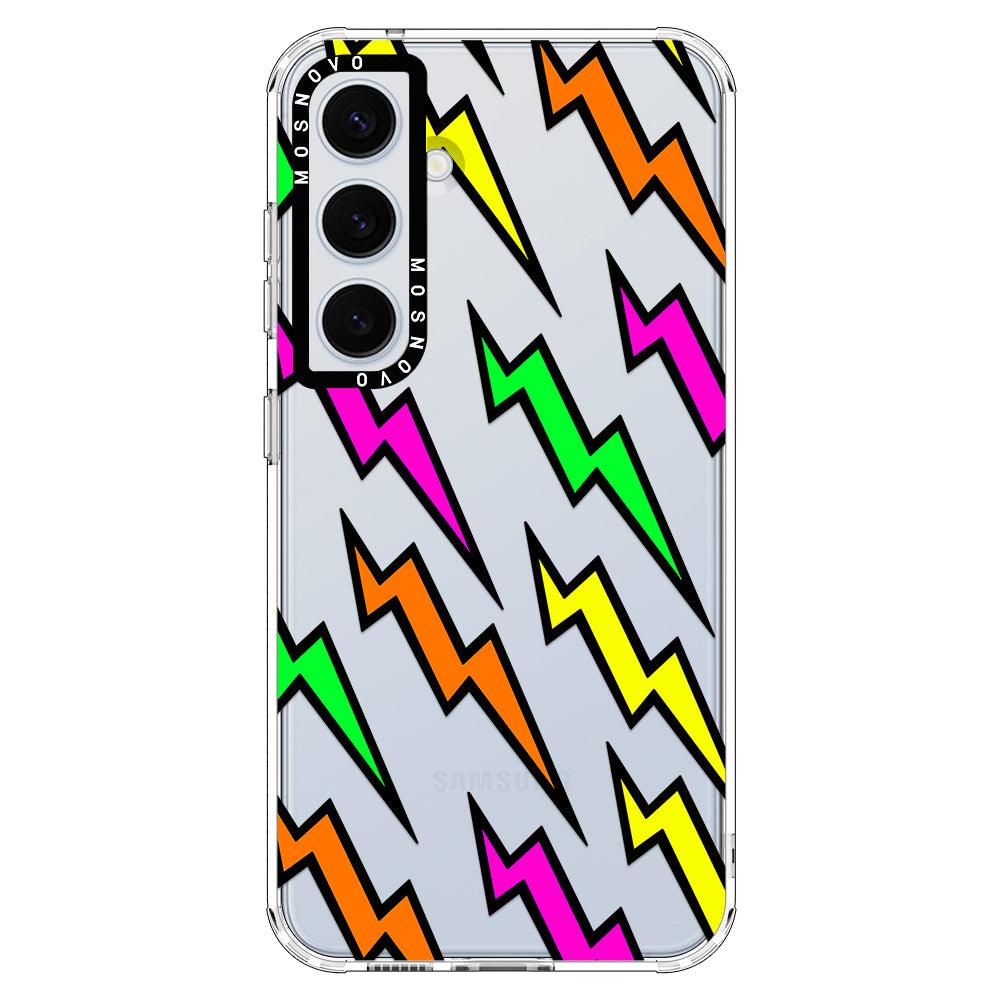 Colorful Lightning Phone Case - Samsung Galaxy S24 Case - MOSNOVO