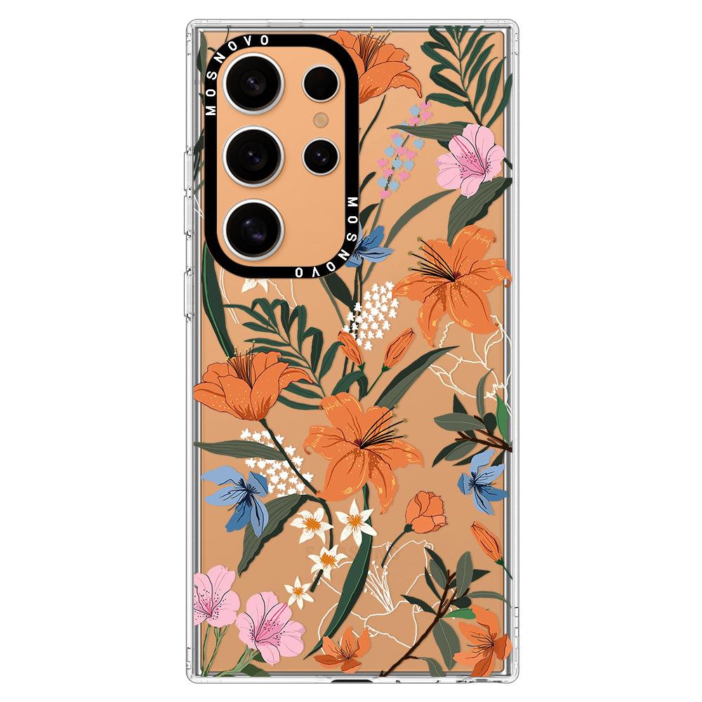 Lily Garden Phone Case - Samsung Galaxy S24 Ultra Case - MOSNOVO