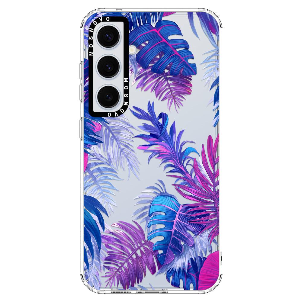 Fancy Palm Leaf Phone Case - Samsung Galaxy S24 Case - MOSNOVO