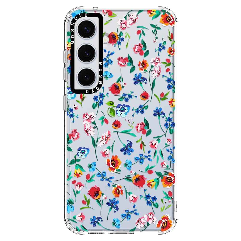 Little Wild Flower Phone Case - Samsung Galaxy S24 Case - MOSNOVO