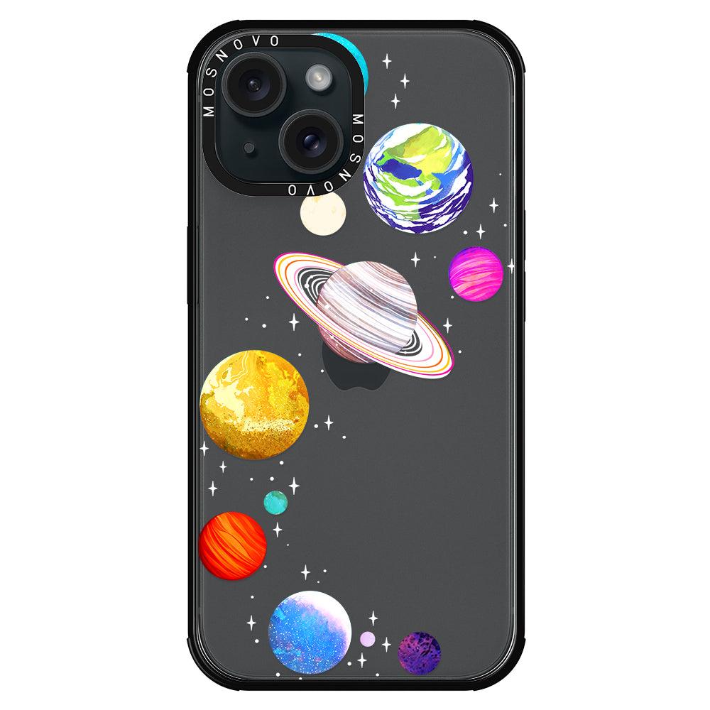 The Planet Phone Case - iPhone 15 Case Black