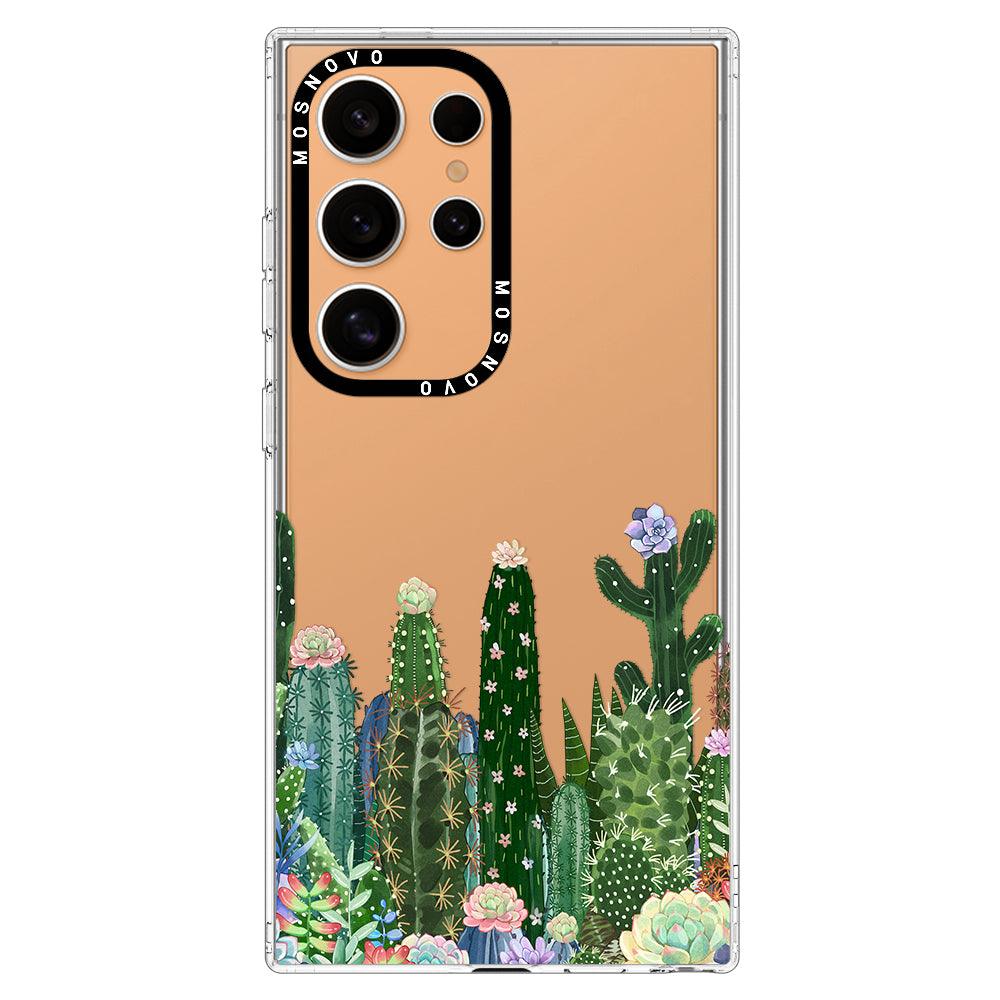 Succulents Garden Phone Case - Samsung Galaxy S24 Ultra Case - MOSNOVO