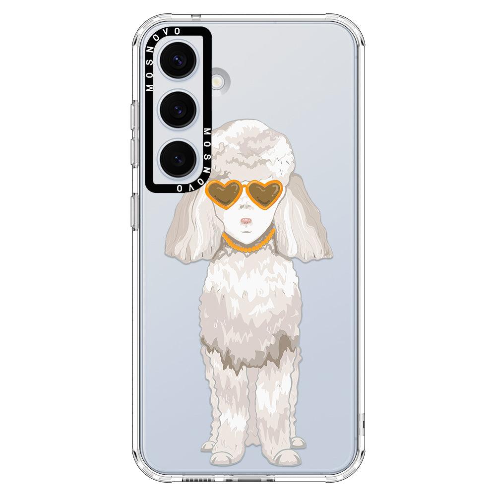 Elegant Poodle Phone Case - Samsung Galaxy S24 Plus Case - MOSNOVO