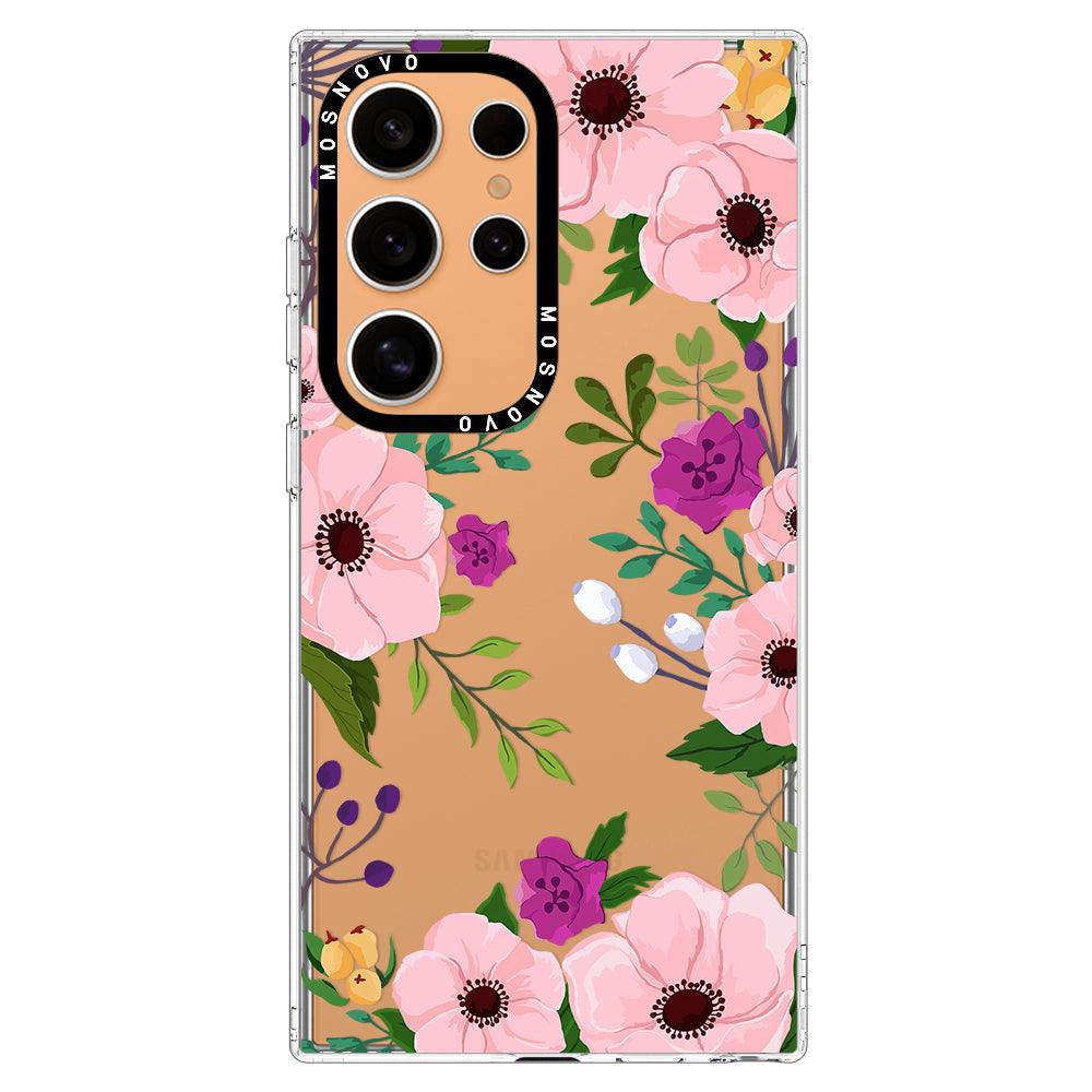 Watercolor Floral Phone Case - Samsung Galaxy S24 Ultra Case - MOSNOVO