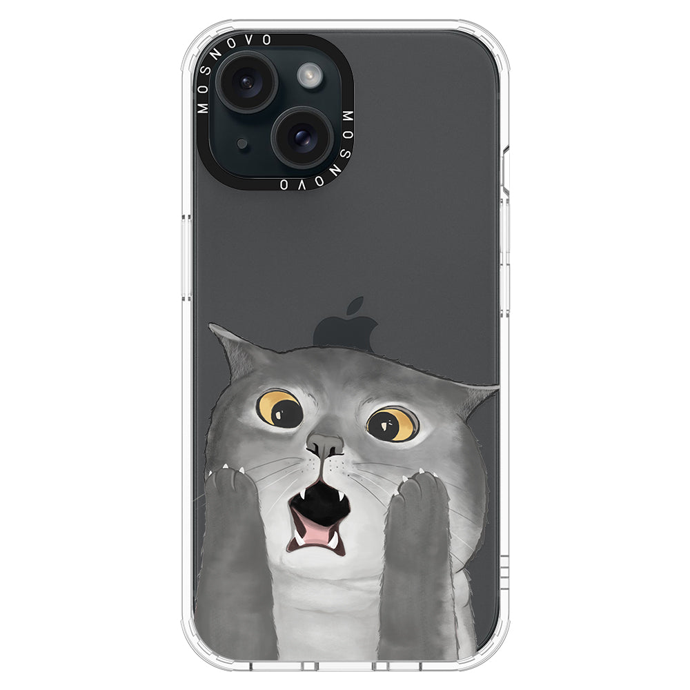 OMG Cat Phone Case - iPhone 15 Plus Case - MOSNOVO