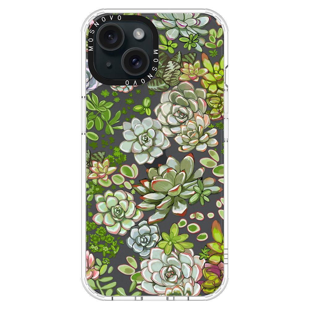 Succulent Phone Case - iPhone 15 Case - MOSNOVO