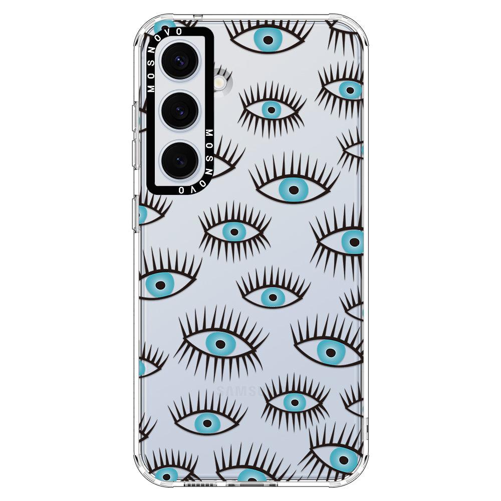 Evil Eye Phone Case - Samsung Galaxy S24 Plus Case - MOSNOVO