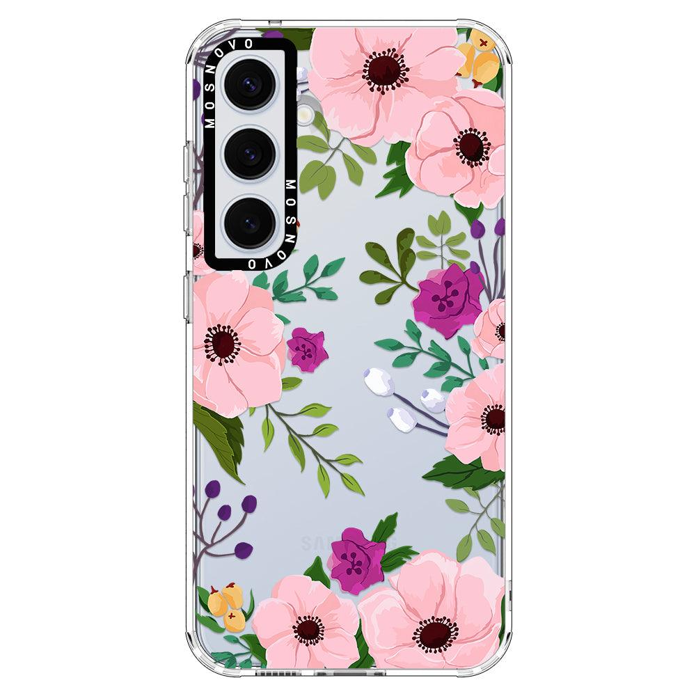 Watercolor Floral Phone Case - Samsung Galaxy S24 Case - MOSNOVO