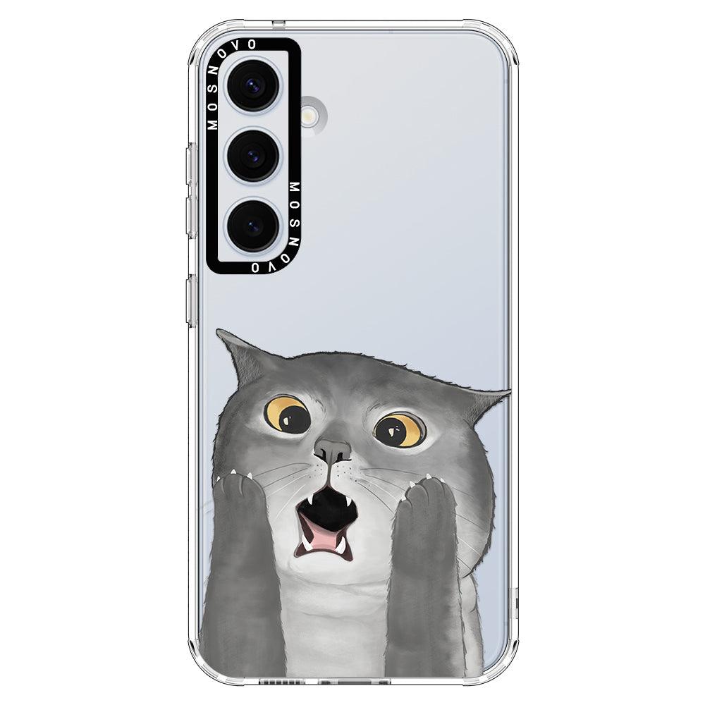 OMG Cat Phone Case - Samsung Galaxy S24 Plus Case - MOSNOVO