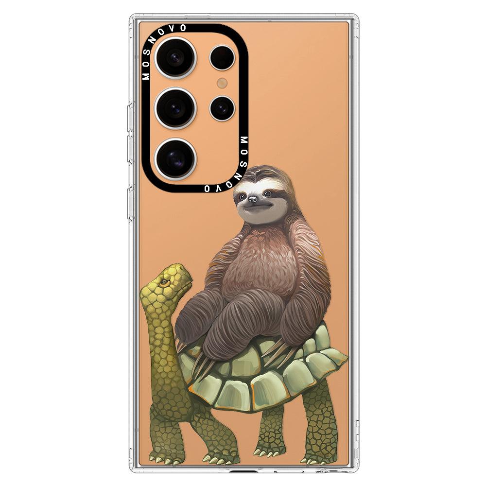 Sloth Turtle Phone Case - Samsung Galaxy S24 Ultra Case - MOSNOVO