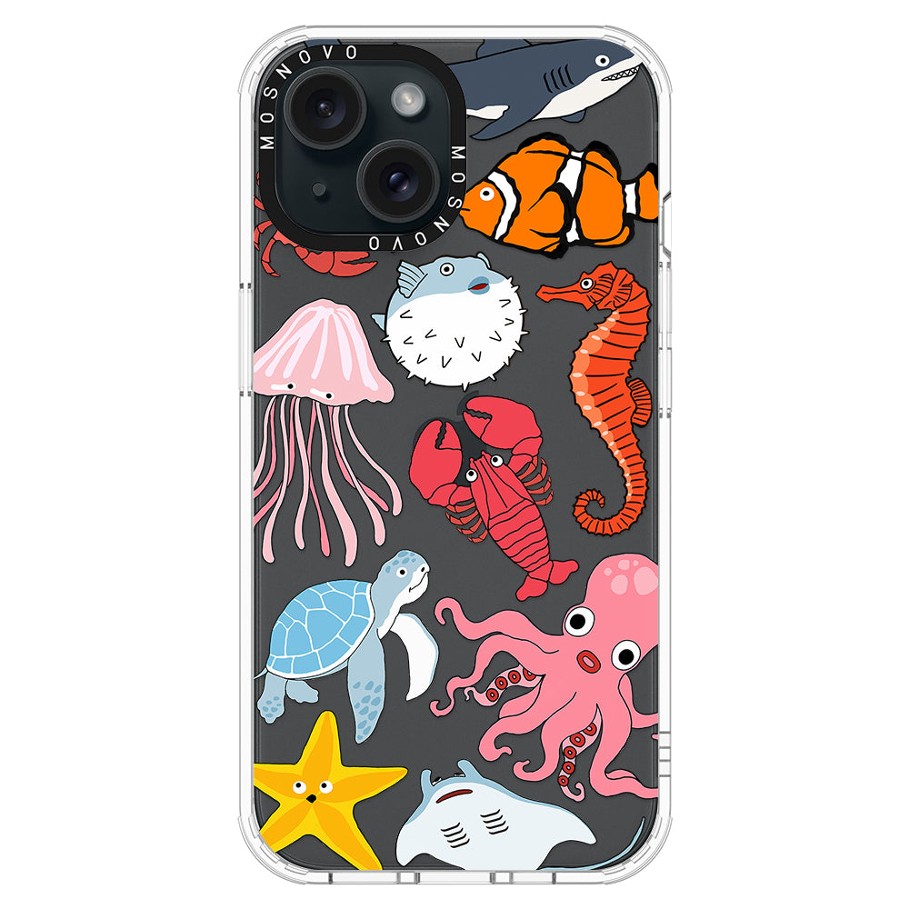 Sea World Phone Case - iPhone 15 Case - MOSNOVO