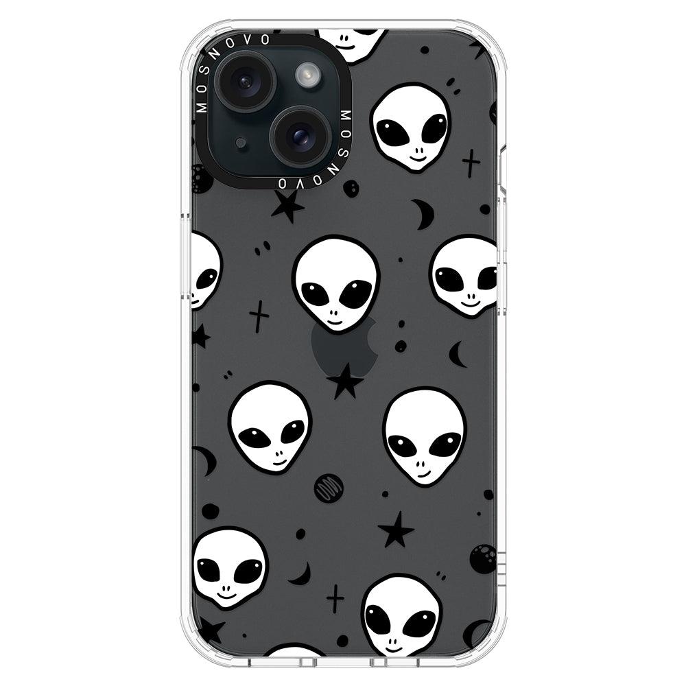 Cute Alien Phone Case - iPhone 15 Case - MOSNOVO