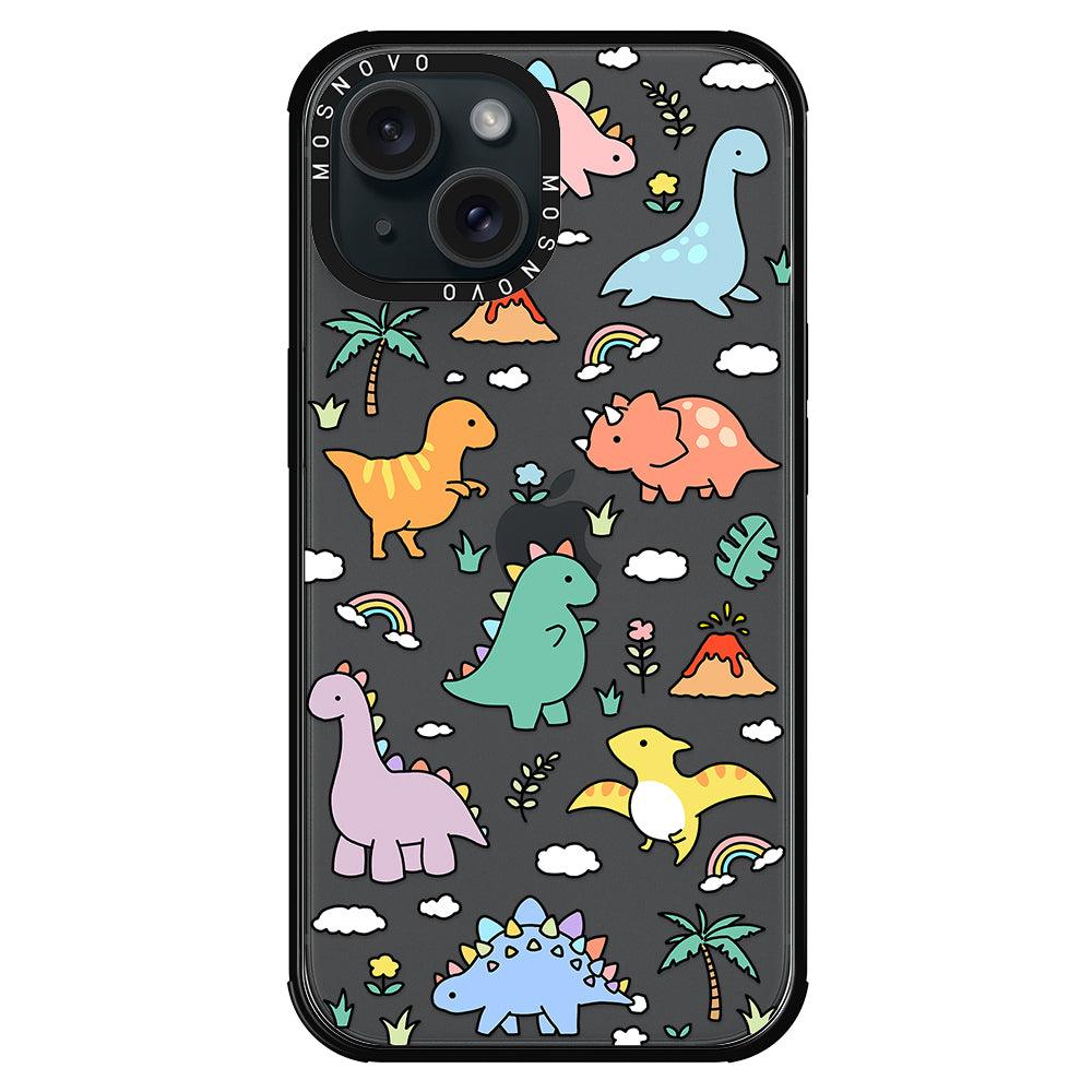 Cute Dinosaur World Phone Case - iPhone 15 Plus Case - MOSNOVO