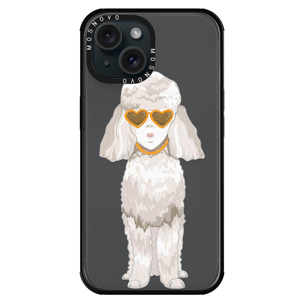 Poodle Phone Case - iPhone 15 Plus Case - MOSNOVO