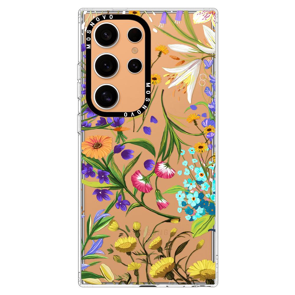 Floral Garden Phone Case - Samsung Galaxy S24 Ultra Case - MOSNOVO