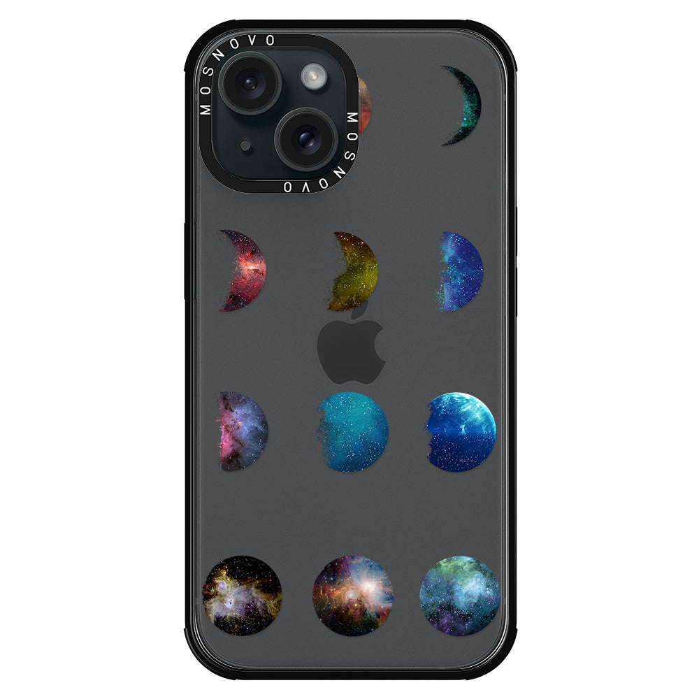 Moon Phase Phone Case - iPhone 15 Plus Case - MOSNOVO