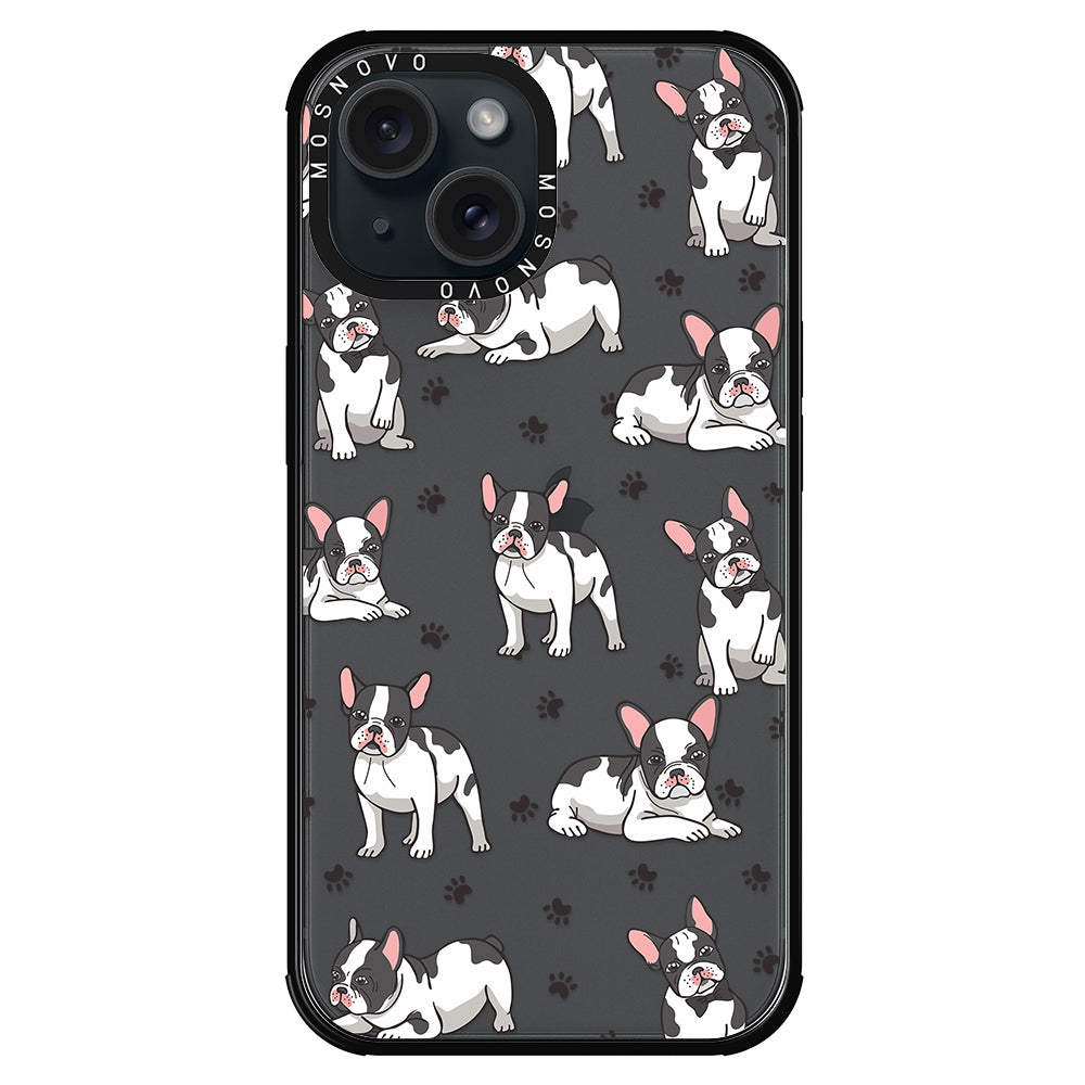 French Bull Dog Phone Case - iPhone 15 Plus Case - MOSNOVO