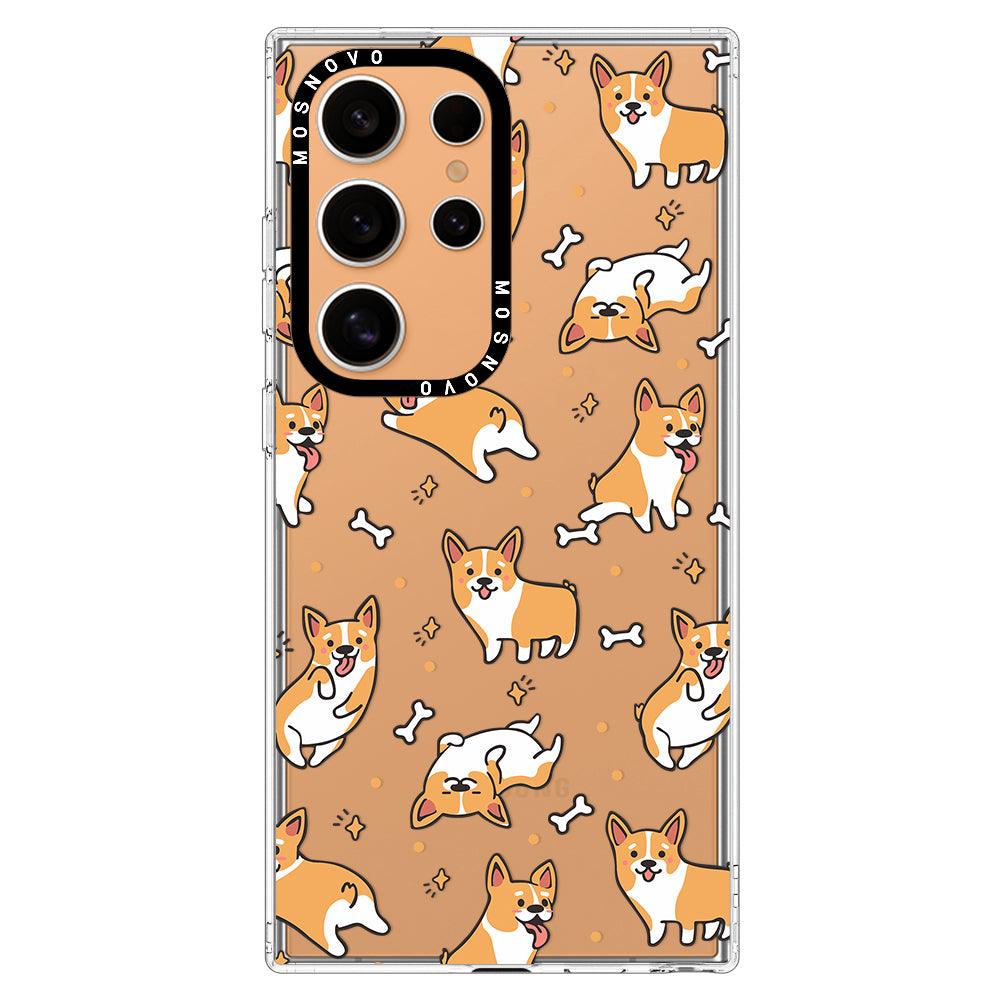 Cute Corgi Phone Case - Samsung Galaxy S24 Ultra Case - MOSNOVO