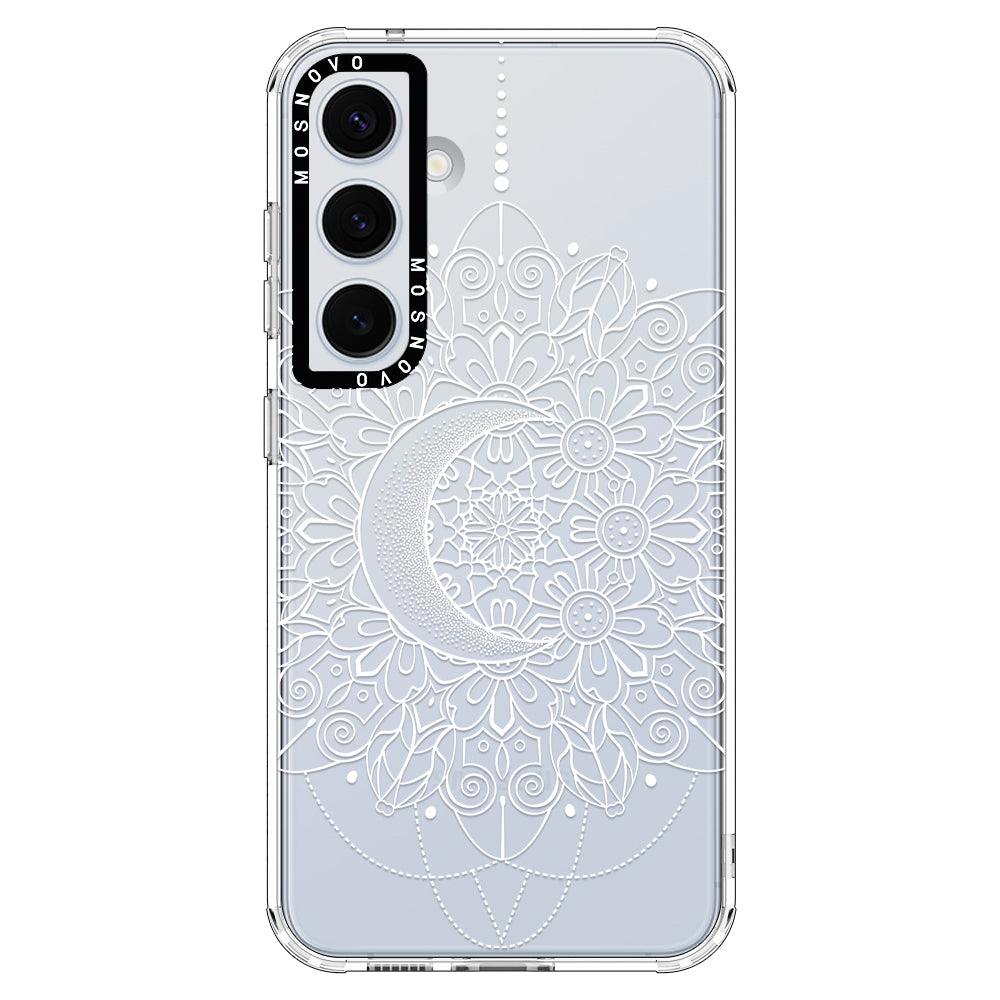 Moon Henna Phone Case - Samsung Galaxy S24 Plus Case - MOSNOVO