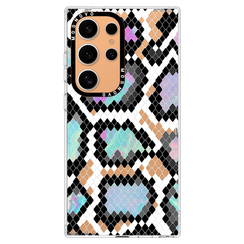 Aurora Snake Print Phone Case - Samsung Galaxy S24 Ultra Case - MOSNOVO