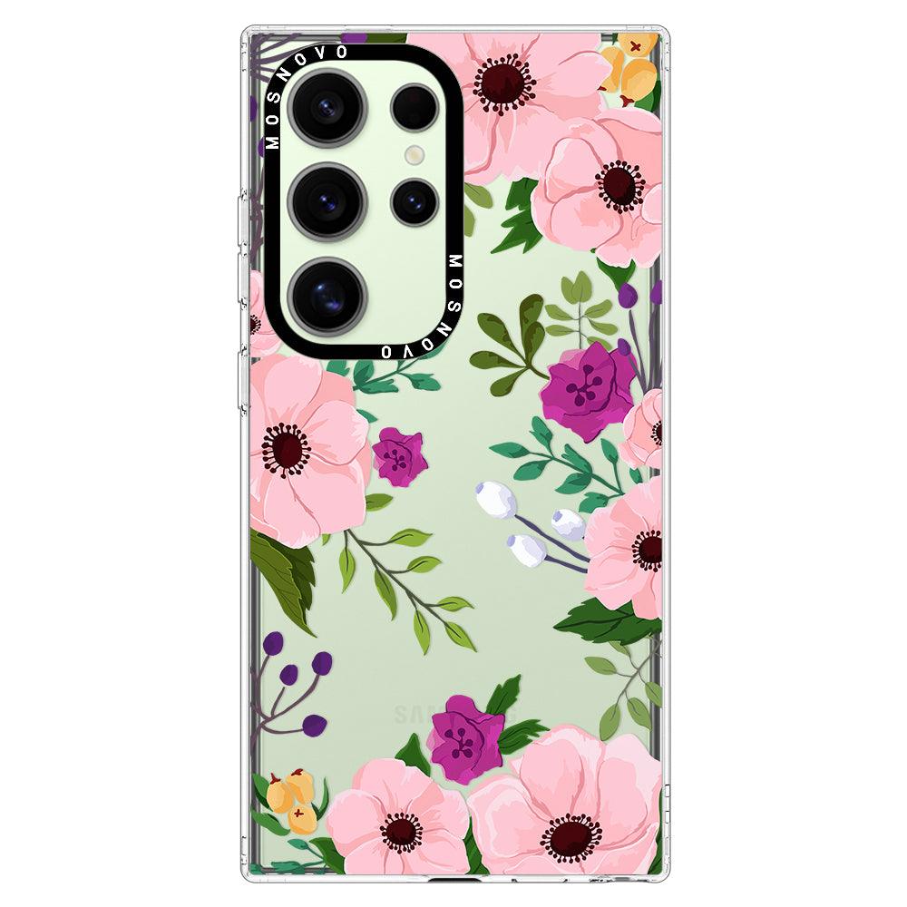 Watercolor Floral Phone Case - Samsung Galaxy S24 Ultra Case - MOSNOVO