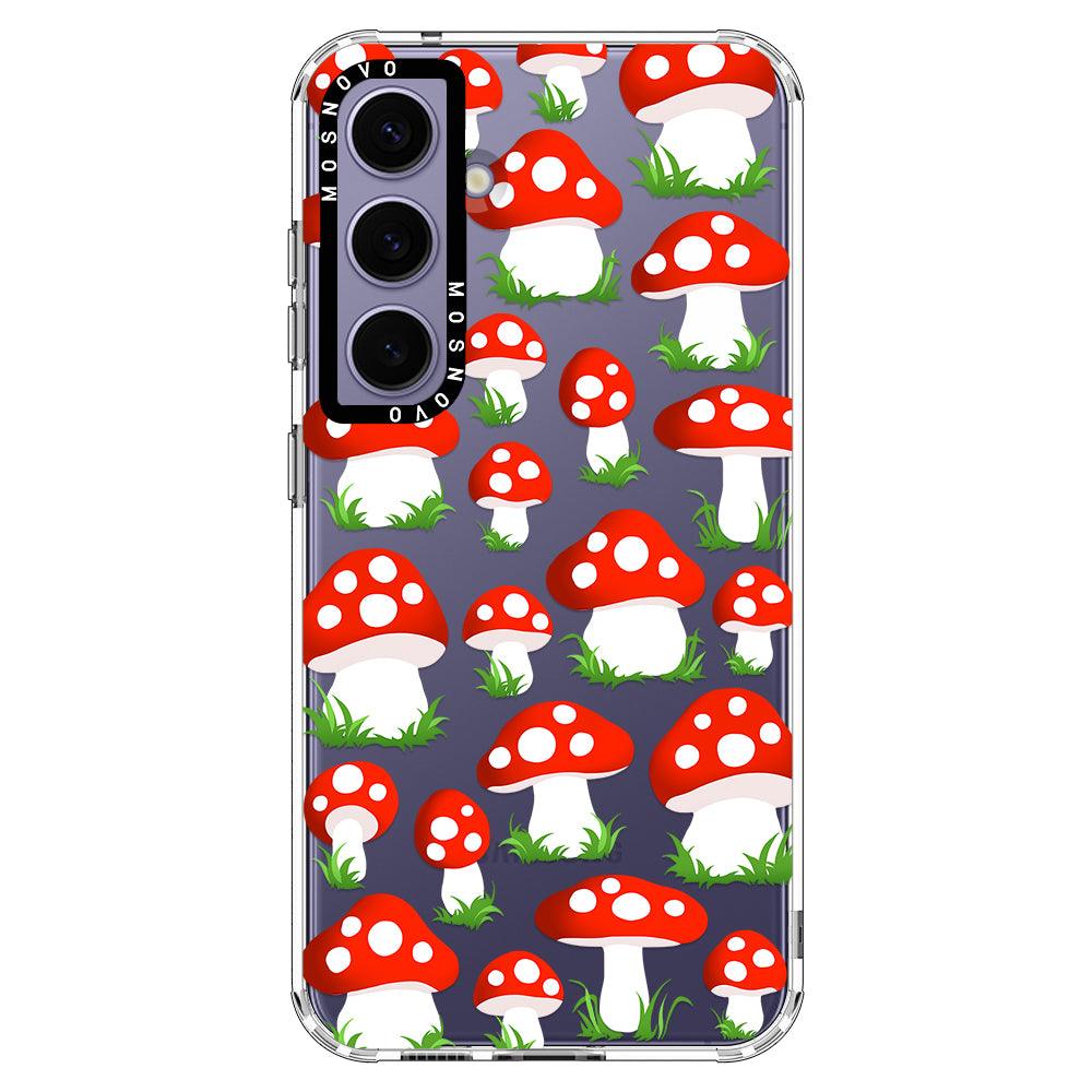 Cute Mushroom Phone Case - Samsung Galaxy S24 Case - MOSNOVO