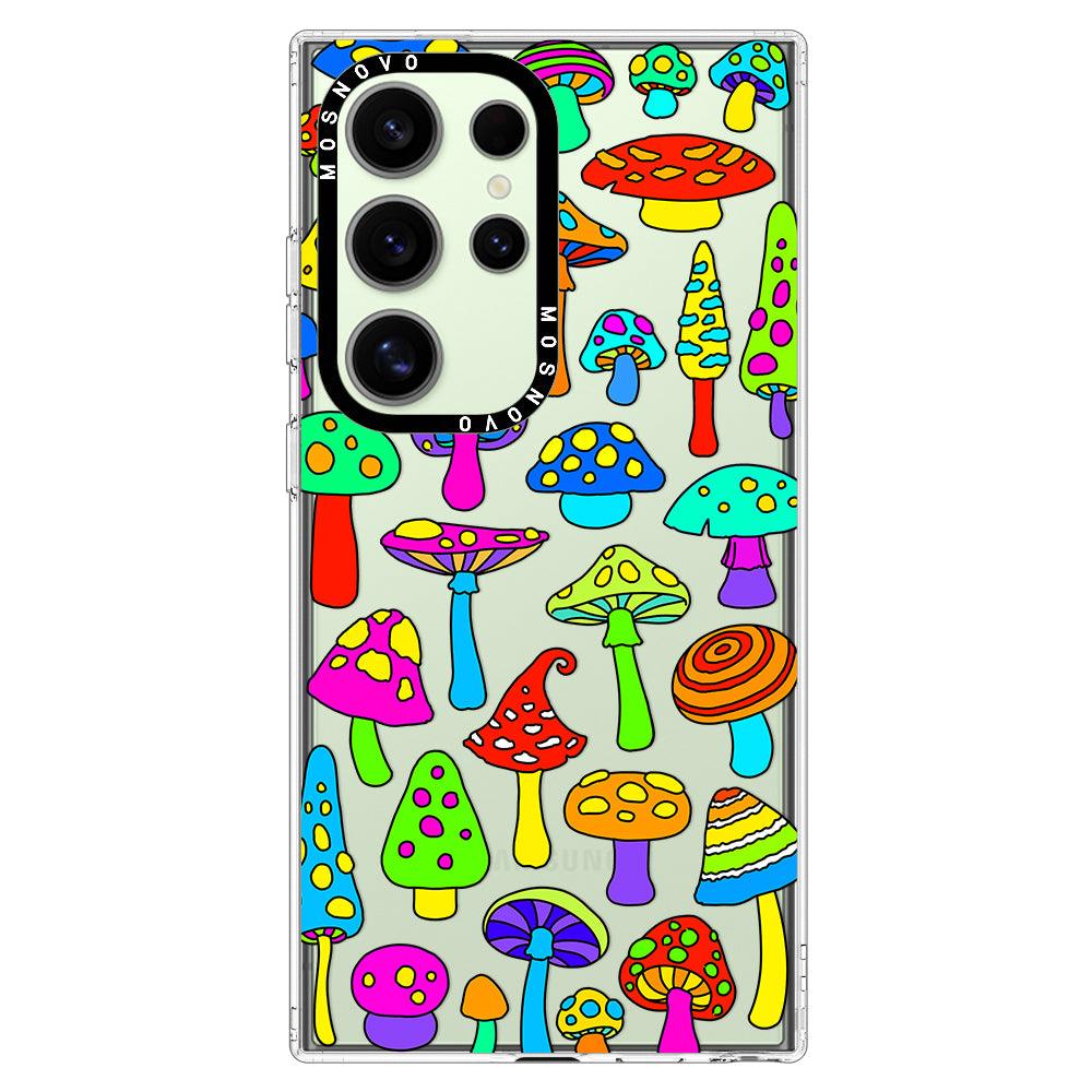 Trippy Wild Mushroom Phone Case - Samsung Galaxy S24 Ultra Case - MOSNOVO