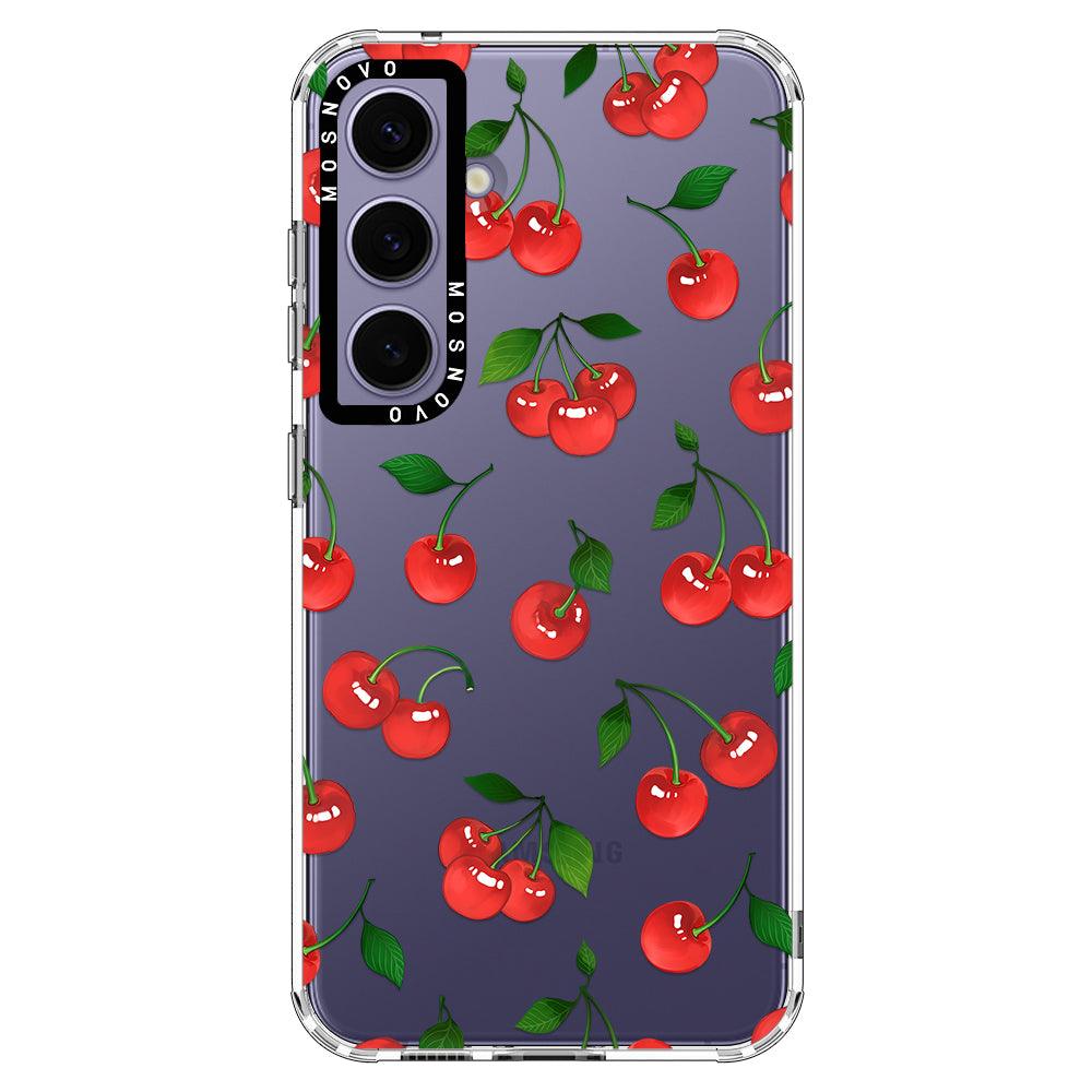 Cute Cherry Phone Case - Samsung Galaxy S24 Plus Case - MOSNOVO