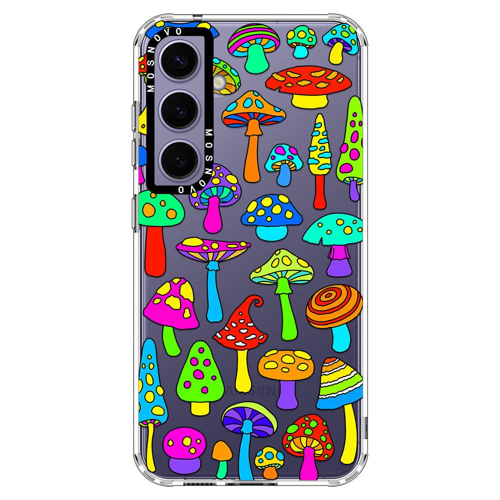 Trippy Wild Mushroom Phone Case - Samsung Galaxy S24 Plus Case - MOSNOVO