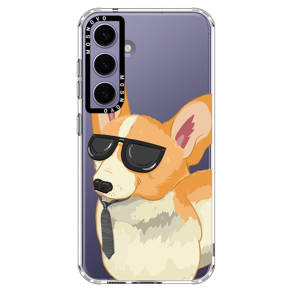 Fluffy Corgi Phone Case - Samsung Galaxy S24 Plus Case - MOSNOVO