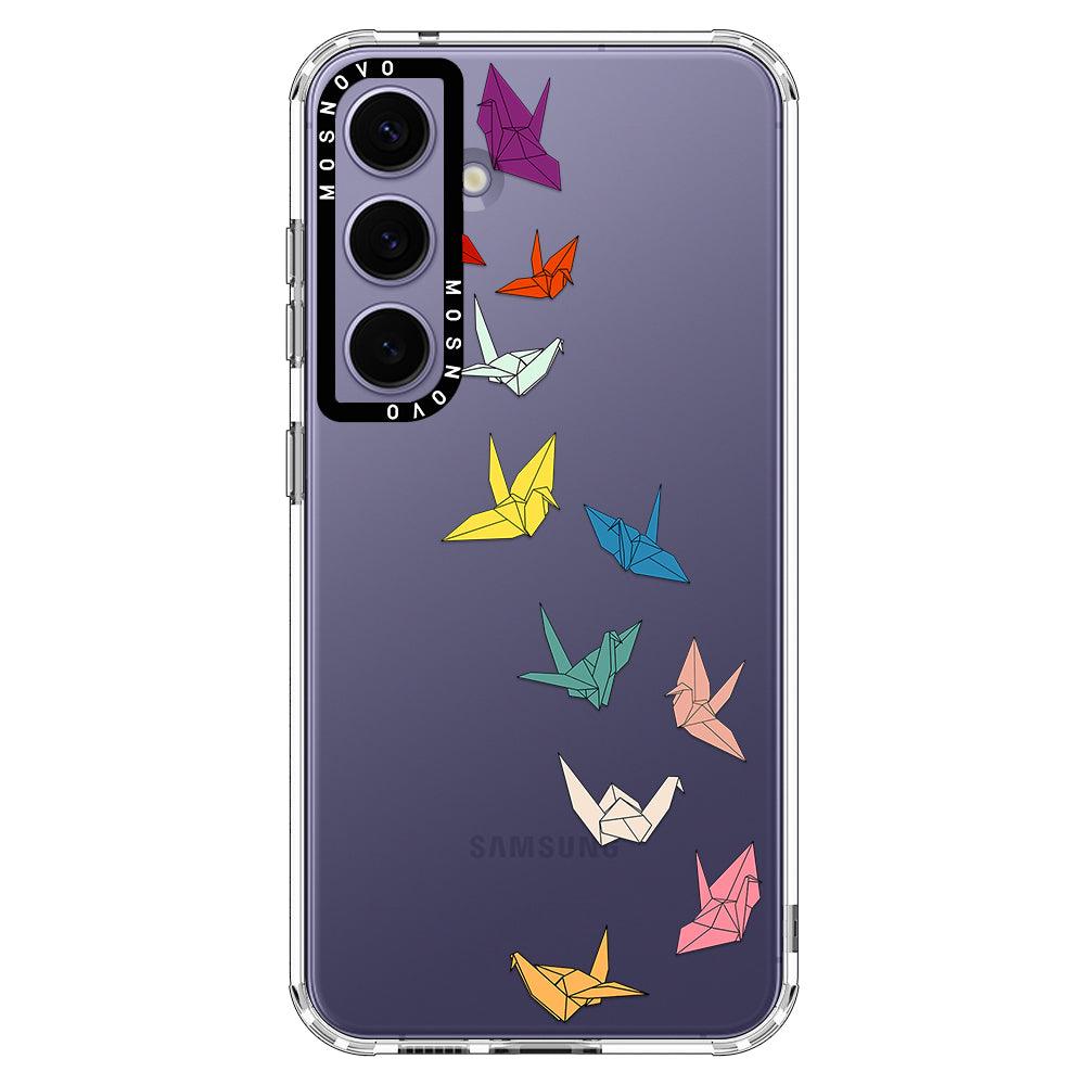 Paper Crane Phone Case - Samsung Galaxy S24 Case - MOSNOVO