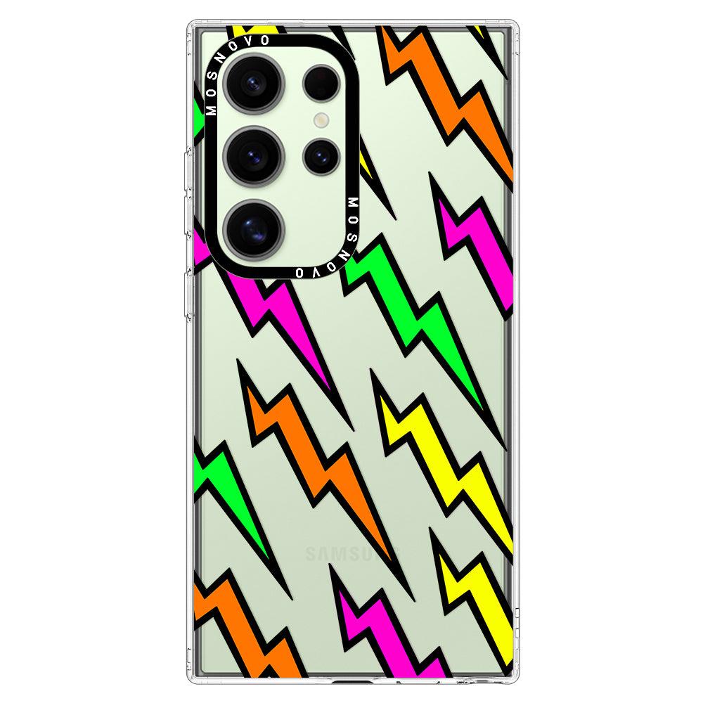 Colorful Lightning Phone Case - Samsung Galaxy S24 Ultra Case - MOSNOVO