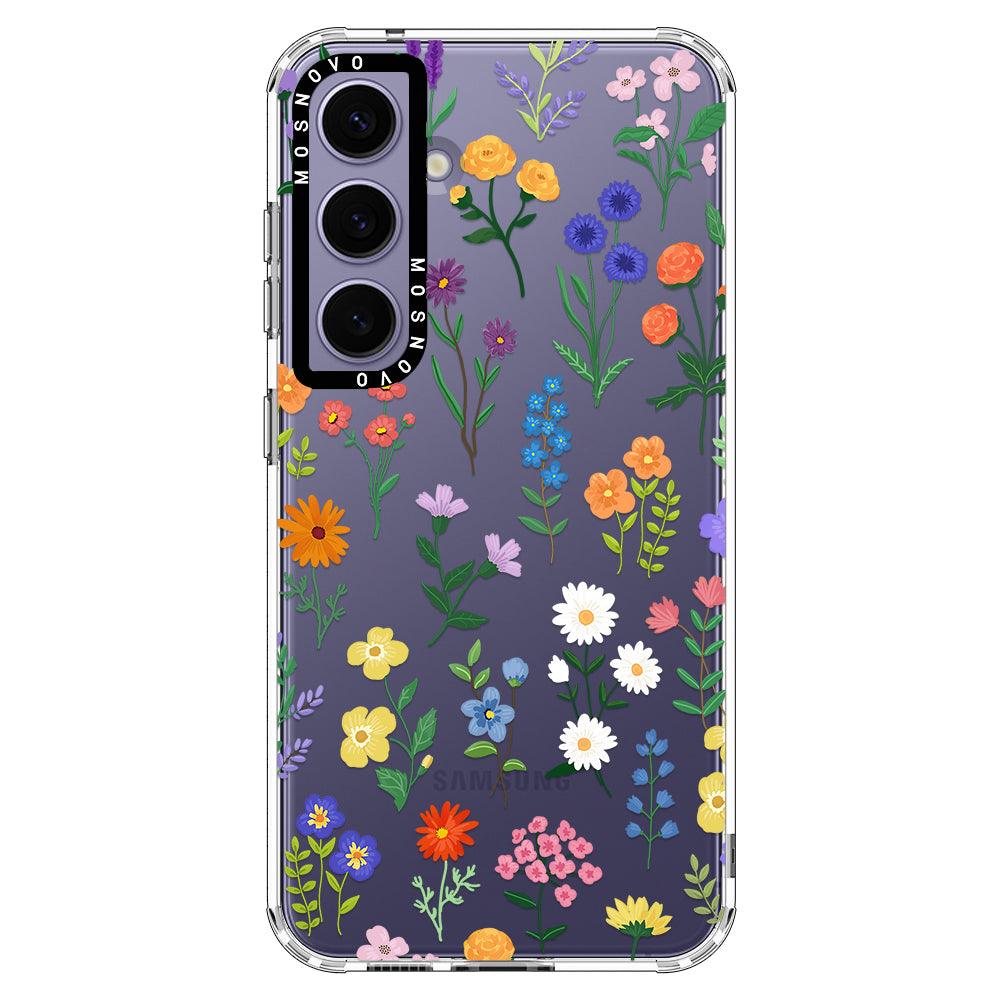 Botanical Floral Phone Case - Samsung Galaxy S24 Plus Case - MOSNOVO